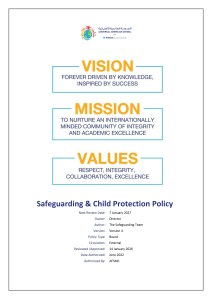 Final 270101 Safeguarding and Child protection policy